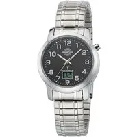 MASTER TIME Funkuhr Basic MTLA-10309-22M, Armbanduhr, Quarzuhr, Damenuhr, Datum, Flexband, Zugband