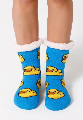"Ruuber Duck" Sherpa-Socken