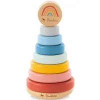Pinolino® Stapelspielzeug Stapelturm Ruby, aus Holz, FSC® - schützt Wald