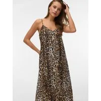 Vero Moda Spaghettikleid VMJOSIE CALF SINGLET DRESS WVN GA NOOS Viskosemischung