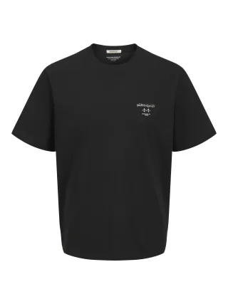 JACK&JONES - JORACAPULCO BACK TEE SS CREW NECK black - Gr. - L