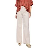 Marc Cain Weite Jeans Blazing Sun Premium Damenmode Model: WARRI mit Gürteldetail, high waist, Länge 34