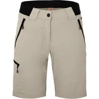 Bergson Outdoorhose VIDAA COMFORT Bermuda Damen Wandershorts, leicht, strapazierfähig, Normalgrößen, beige