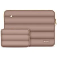 TECH PROTECT Laptoptasche (Laptoptasche und Zubehörhülle), Gepolsterte Laptop- und Zubehörhülle im modernen Puffy-Design