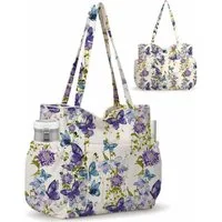 Zaewry Umhängetasche Cord-Shopper für Damen, Schultertasche, stylische Tragetasche, mit 6 Fächern – Umhängetasche für Arbeit, Reisen & Fitnessstudio