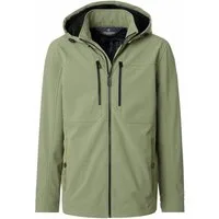 CASAMODA Softshelljacke CASAMODA Outdoor-Softshelljacke Kapuze Zipper Regular Hellgrün