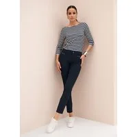 MADELEINE Stoffhose Kurzgröße: Slim Fit Stretchhose mit Taschen Schlanker Schnitt mit Reißverschluss-Details, mittlere Bundhöhe