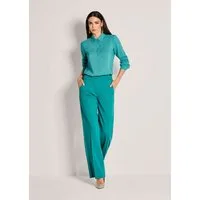 MADELEINE Schlupfhose Elegante Stoffhose mit weitem Bein Businesshose mit weiter Beinform, elastischem Bund, Jersey-Stoff