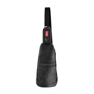 Diesel - "Rave" Umhängetasche, Denim (Schwarz)
