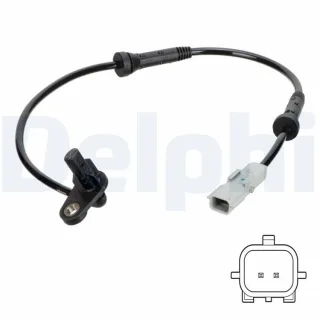 Delphi ABS-Sensor hinten links Dacia Renault SS20758