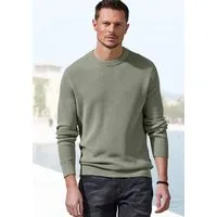 John Devin Strickpullover bis Größe 5XL Pullover in modischen Farben aus Baumwollmischung