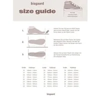 Bisgaard ellis tex Winterstiefel Klettschuh mit TEX-Membrane, Größenschablone zum Download