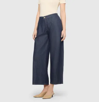 MAC - MAC JEANS - CULOTTE, Super light denim blau - Gr. - 42