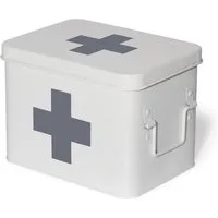 Zedelmaier Vorratsdose Medikamentenbox,Medizin Box Metall,Erste Hilfe Kasten Schrank, (YX1002), Arzneischrank Medizinkoffer Retro, Medizinschränke