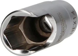KS Tools 3/8" Spezial-Winkel-Rohrverbinder-Stecknuss, 14 mm - 460.5087