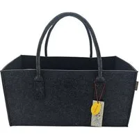 RAIKOU Einkaufsshopper KULT Filz-Tasche shopper Kaminholztasche Filzkorb Einkaufstasche groß, besonders leicht,zum umhängen