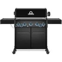 Gasgrill Baron 590 X Shadow schwarz, mit Seiten- und Heckbrenner