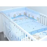 Primawela Babybettwäsche 3 teiliges Baby Bettset mit Bettwäsche und Nestchen für Bett 70x140 cm