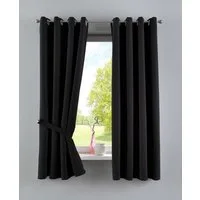 Gardinenbox Verdunkelungsvorhang (2 St), Ösen, verdunkelnd, Polyester, »NewYork« Thermo-Gardinen Blackout 201920600-2