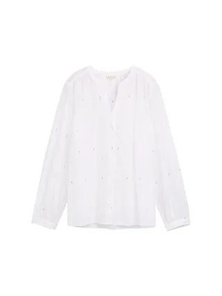 Tom Tailor - Bluse mit leichten Ballonärmeln multicolor stitching - Gr. - 36