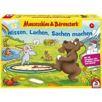 Schmidt Spiele Spiel Mauseschlau & Bärenstark, Wissen, Lachen, Sachen Machen, Made in Europe