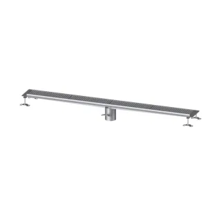 Kessel Ferrofix Kastenrinne 6015200 Edelstahl, 158x2058x60mm, Auslauf senkrecht