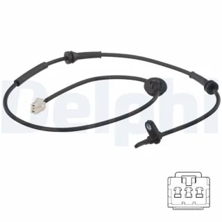 Delphi ABS-Sensor hinten Alfa Romeo 166