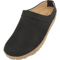 Haflinger Haflinger Malmö Lederclog Unisex mit Korkfußbett und Gummisohle Hausschuh