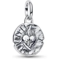 Pandora Runder Anhänger 793975C01, Medaillon Silber Herz