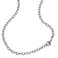 Zeeme Collierkettchen Edelstahl Ankerkette 4mm breit