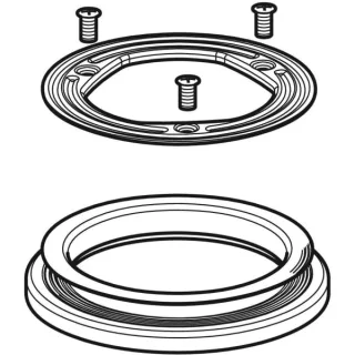 Geberit Klemmflansch mit Profildichtung 241997001