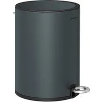 SONGMICS Kosmetikeimer herausnehmbarer Inneneimer aus Kunststoff, für Badezimmer, Mülleimer Bad, Abfalleimer, Softclose, 3 Liter