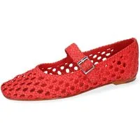 Melvin & Hamilton Bexley 2 Leder-Geflochtene Schuhe für Damen Ballerina Flache Absätze, Echtes Leder, Von Hand geflochten