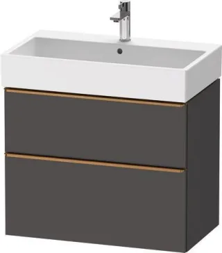 Duravit D-Neo Waschtischunterbau wandhängend Graphit Matt 784x442x625 mm - DE4373004490000 DE4373004490000