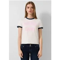 QS Kurzarmshirt T-Shirt Printshirt
