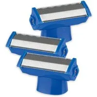 MAXXMEE Rasierklingen MAXXMEE Ersatz-Klingen Solo Blade - 3er-Set - blau