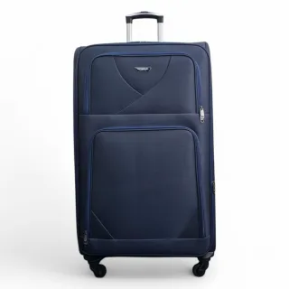 Weichschalen-Reisekoffer aus leichtem Nylon, extragroß, mit 4 Rädern