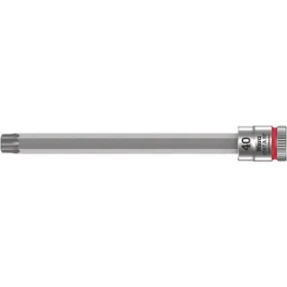 Wera 8767 A HF TORX Zyklop Bitnuss mit 1/4"-Antrieb, mit Haltefunktion Rot - 05003372001