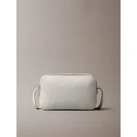 Calvin Klein Mini Bag AOP ELONGATED CAMERA BAG, kleine Damen-Umhängetasche, Schultertasche mit Monogramm-Print