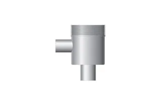 ESS Multi Siphongehäuse Abgang Senkrecht, Ausgang 50 mm, Eingang 40 mm, EDMSI 4 EDMSI4