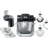 BOSCH Küchenmaschine Serie 6 MUMS6ZS13D, Automatikprogramme, integr. 1g Waage, Durchlaufschnitzler, 1600 W, 5,5 l Schüssel, Knethaken/Rühr-/Silikonbesen