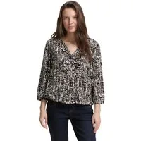 TOM TAILOR Shirtbluse mit All-Over Print