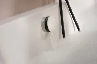 Hansgrohe Fertigset Exafill Wanneneinlauf,Ablauf- und Überlaufgarnitur Brushed Black Chrome,58119340 58119340