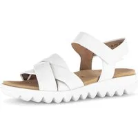 Gabor Riemchensandale, Sommerschuh, Keilsandalette, Bequemschuh mit Klettverschluss