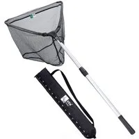 Zite Angelkescher Gummiert & Teleskopisch 160cm mit Maßband Tasche