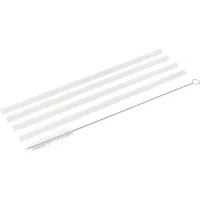 FACKELMANN Küchenorganizer-Set Fackelmann Trinkhalme mit Bürste Eco Kunststoff