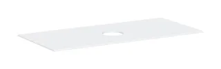 Hansgrohe Xevolos E Konsole 1180/550 mit Auschnitt mittig für Aufsatzwaschtisch ohne Hahnloch, Mattw 54330700