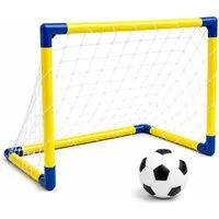 Athlejoy Fußballtor Fußballtor mit Netz & Fußball – Stabiles Trainingstor – Gartentor (1 St)