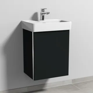 Sanipa 3way Waschtischunterbau zu Laufen Pro S Waschtisch mit 1 Tür, Vulkan-Matt BP7841V