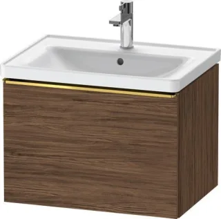 Duravit D-Neo Waschtischunterbau wandhängend Nussbaum dunkel Matt 634x452x440 mm - DE4254034210000 DE4254034210000